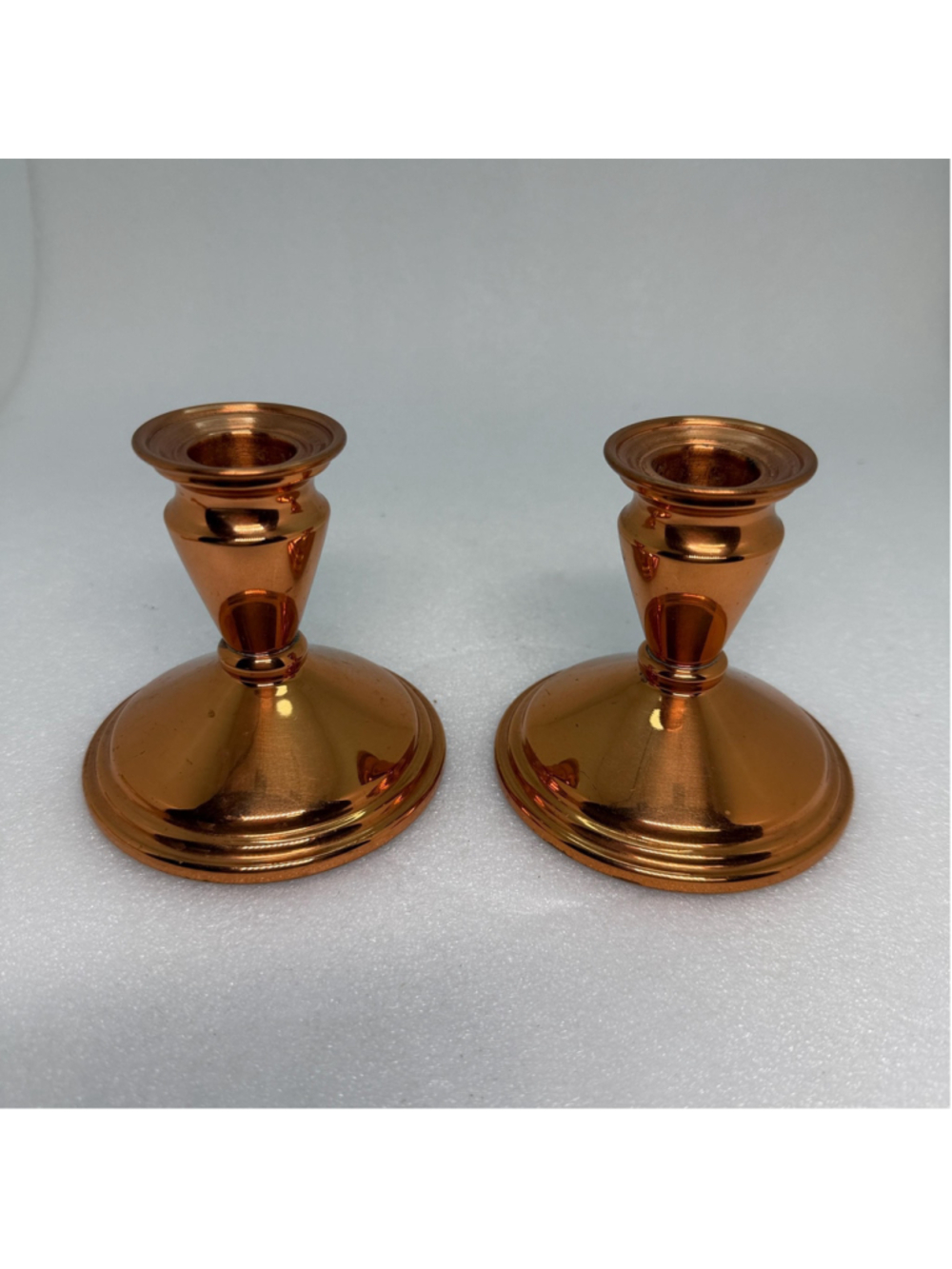 Vintage Coppercraft Guild Candlestick Holders, Set of 2